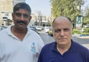 دیدار اعضای انجمن نجات مازندران با خانواده عبدالحسین آهنگر طبقی