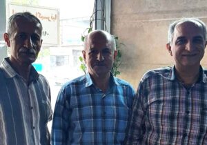 دیدار اعضای انجمن نجات مازندران با برادر اصغر اکبرنیا