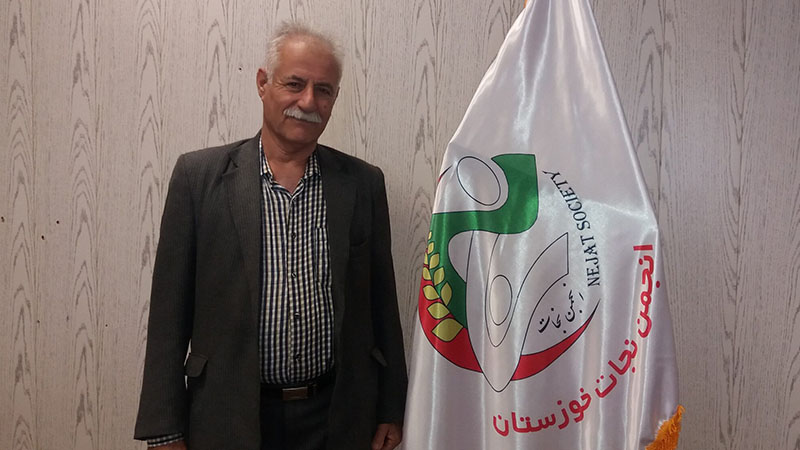 دیدار غلامعلی علاف پور با اعضای انجمن نجات خوزستان