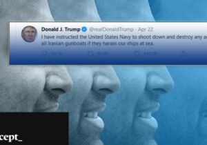 دونالد ترامپ حشمت علوی و شبکه ترولهای توییتری مجاهدین خلق در آلبانی