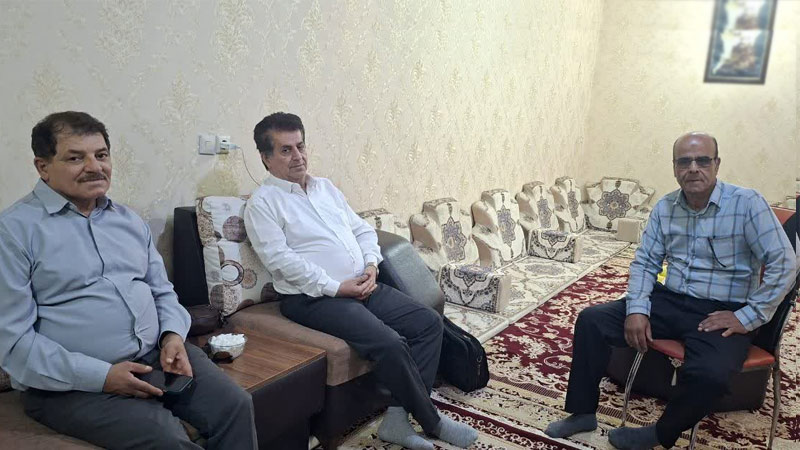 دیدار اعضای انجمن خوزستان با خانواده هادی علویان