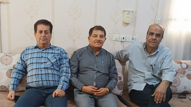 دیدار اعضای انجمن نجات خوزستان با خانواده سید هادی علویان