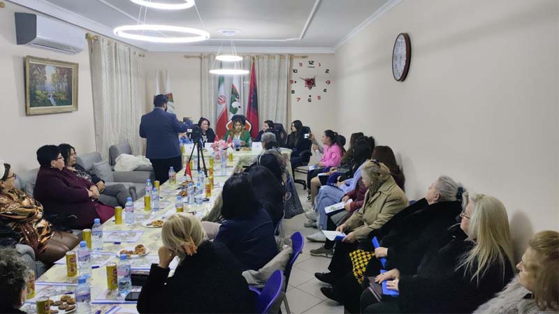 گزارش تصویری از همایش روز جهانی زن در دفتر انجمن نجات آلبانی