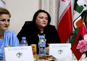 سخنرانی التیسا بیلو در همایش روز جهانی زن در تیرانا