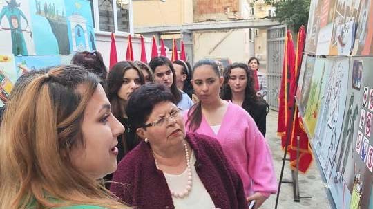 نمایشگاه کاریکاتور به مناسبت روز بین المللی زن