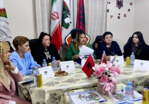 همایش روز جهانی زن در دفتر انجمن نجات در تیرانا