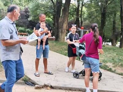 گزارش تصویری از آکسیون انجمن نجات آلبانی در حمایت از خانواده ها