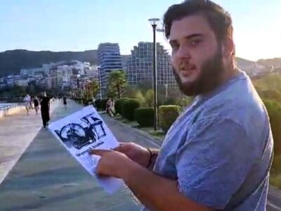 آکسیون افشاگرانه انجمن نجات آلبانی در تیرانا