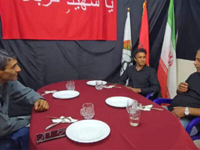 مراسم محرم با حضور اعضای انجمن نجات آلبانی