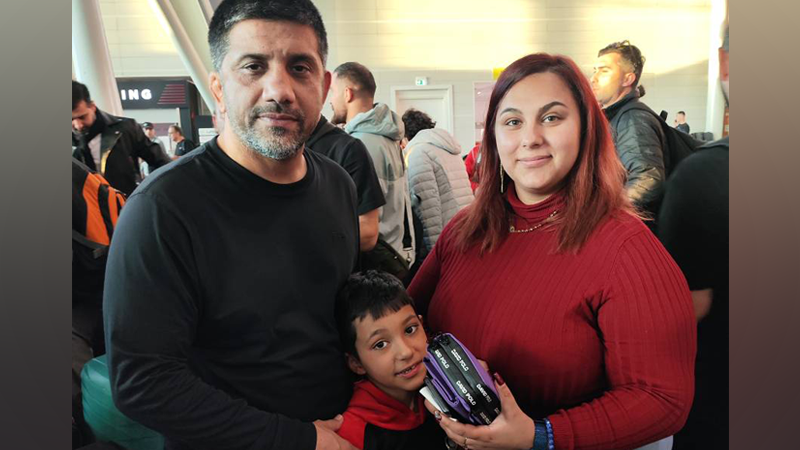 اعضای انجمن نجات آلبانی، تیم ملی کشتی ایران را بدرقه کردند