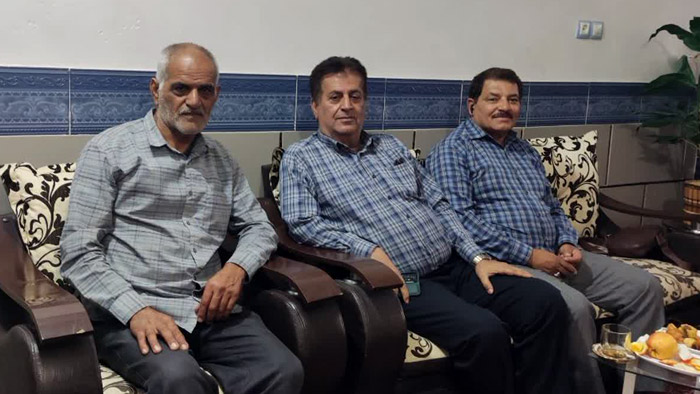 دیدار صمیمانه اعضای انجمن نجات خوزستان با رستم آلبوغبیش