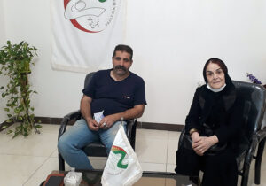 پیام شادی آفرین مادر عظیم راد علیزاده عضو اسیر رجوی