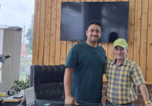 دیدار مسئول انجمن نجات گیلان با برادر هادی آلفته