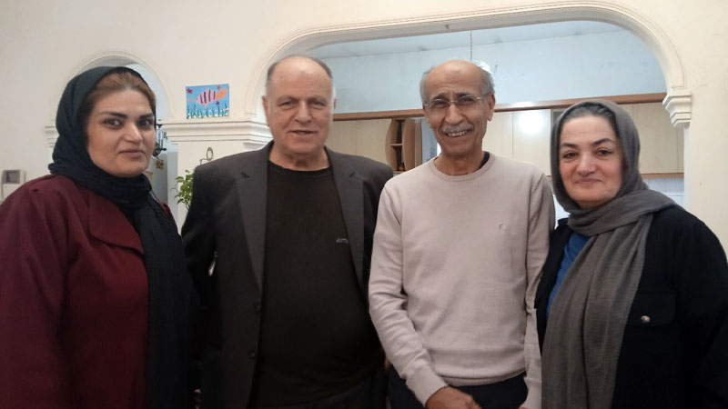 دیدار مسئول انجمن نجات مازندران با خانواده فخری امیر علیپور