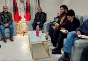 مراسم ترحیم برادر خلیل انصاریان در آلبانی