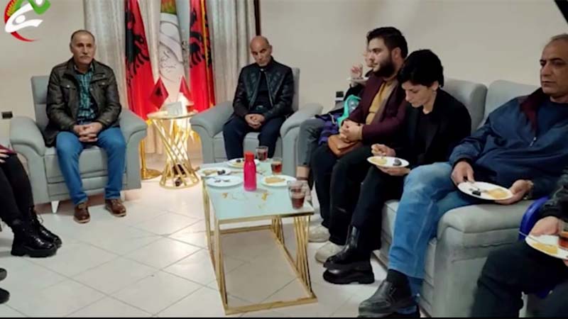 مراسم ترحیم برادر خلیل انصاریان در آلبانی