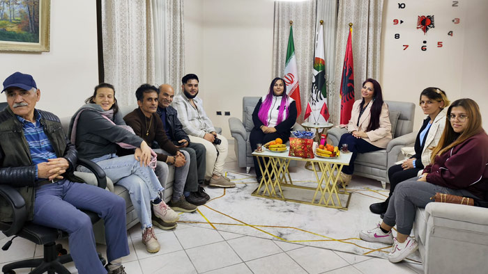 دیدار آربانا پریهانا با انجمن نجات آلبانی