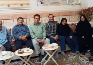 دیدار اعضای انجمن نجات خوزستان با خانواده ابدال اسدی