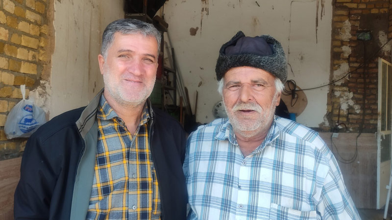 دیدار اعضای انجمن نجات با برادر پروین اسدی