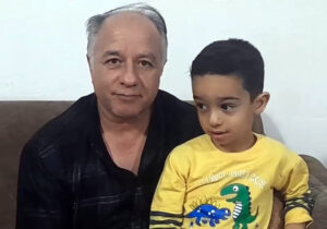 پیام محمود آسمان پناه به حجت عباس زاده در کمپ آلبانی