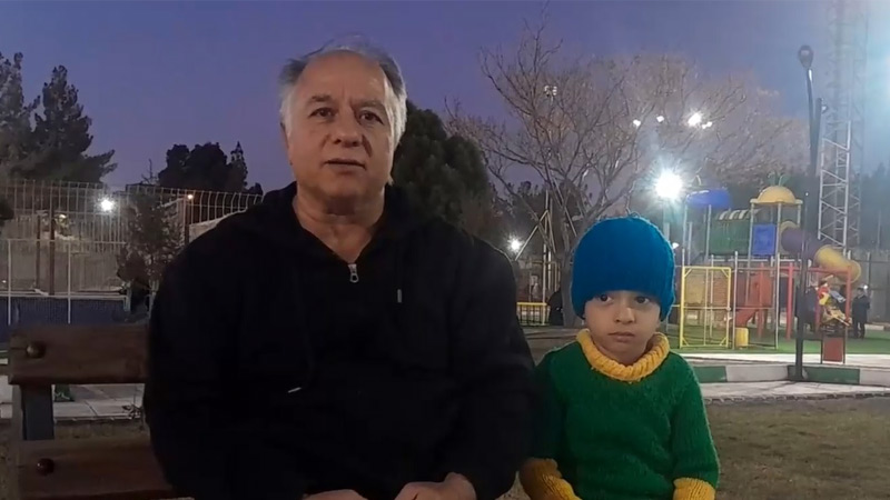 پیام محمود آسمان پناه به اسماعیل نیکزاد در کمپ آلبانی مجاهدین