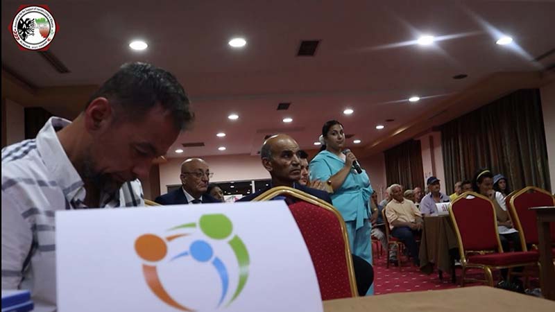 حضور ثریا عبداللهی در همایش انجمن آسیلا در شهر کورچ