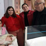 داشامیر مرصولی تولد الیسا هاجری، کوچکترین عضو آسیلا را تبریک گفت