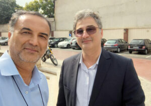 دیدار مسئول انجمن نجات گلستان با برادر مهناز بزازی