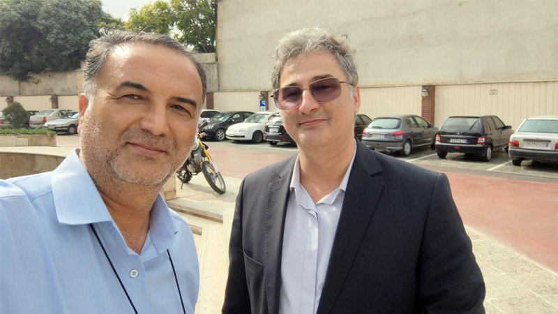 دیدار مسئول انجمن نجات گلستان با برادر مهناز بزازی