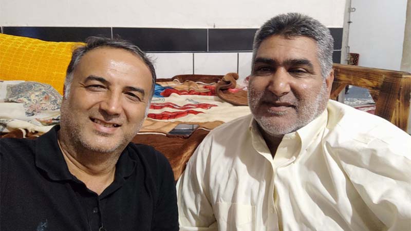 دیدار و عیادت از برادر براتعلی ریگی گرفتار در سازمان ضد خانواده مجاهدین خلق