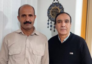 دیدار کمند علی عزیزی با مسئول انجمن نجات زنجان