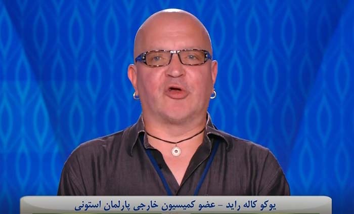 پارلمانتر شرکت کننده در گردهمایی مجاهدین