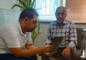 حضور خانواده اصغر باباعلی در دفتر انجمن نجات البرز