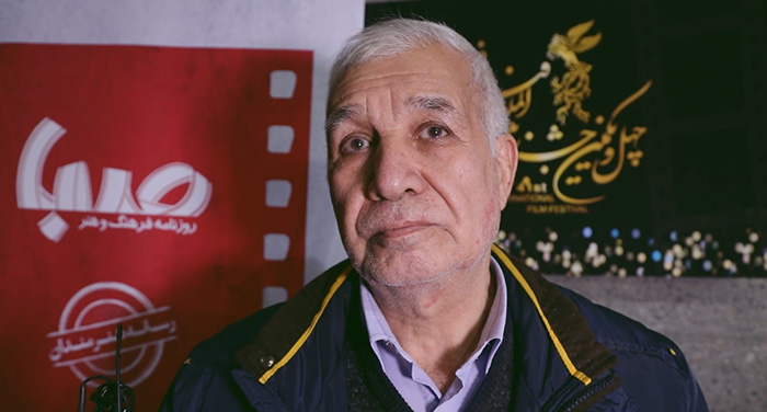 گفتگو با برادر تیمور بابایی در حاشیه اکران سرهنگ ثریا