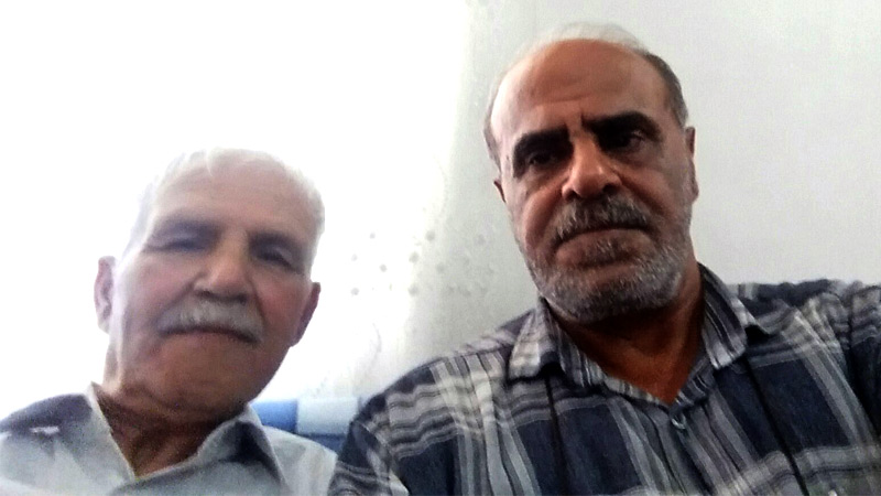 دیدار فواد بصری با برادر رضا بلالی از اعضای گرفتار مجاهدین دیدار فواد بصری با برادر رضا بلالی از اعضای گرفتار مجاهدین