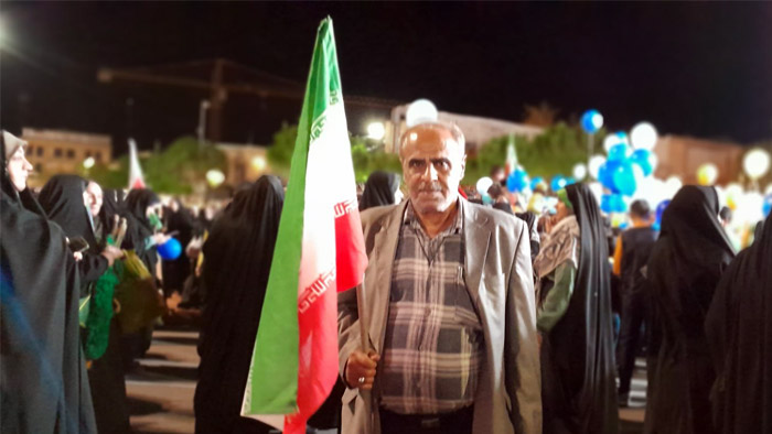 شرکت فواد بصری و خانوادهای عضو انجمن نجات اراک در تجمعات