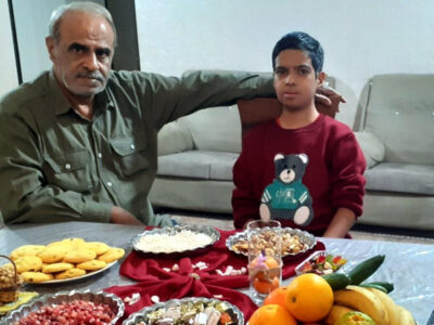 جشن یلدا در کنار خانواده