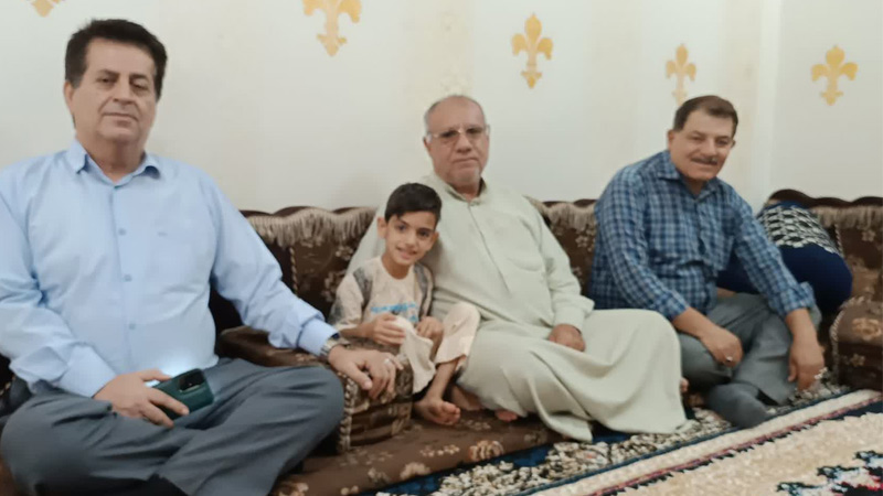 دیدار صمیمی اعضای انجمن نجات خوزستان با برادر سلطان باوی