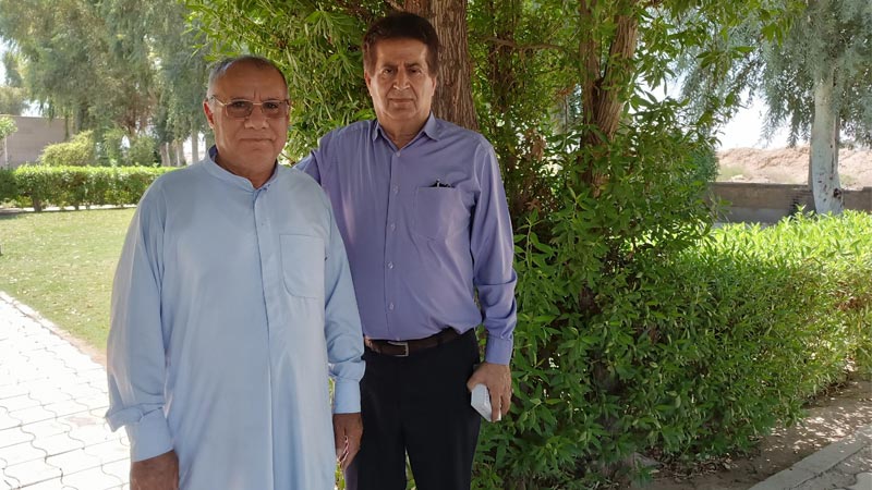 دیدار اعضای انجمن نجات خوزستان با سکران باوی