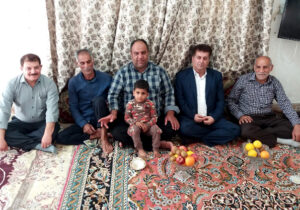 دیدار اعضای انجمن نجات خوزستان با خانواده سعید باوی