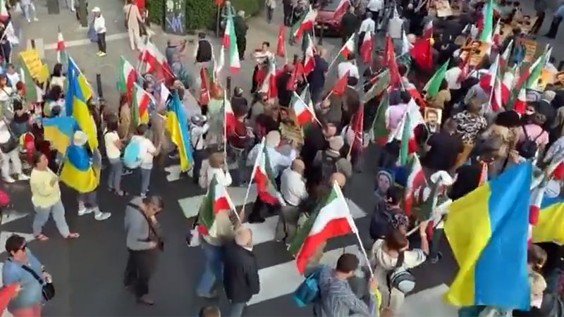 سوء استفاده سازمان تروریستی مجاهدین خلق از آوارگان اوکراینی