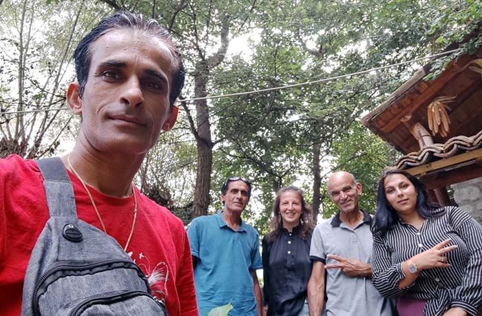 بیجار رحیمی در جمع خانوادگی