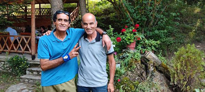 بیجار رحیمی در جمع خانوادگی