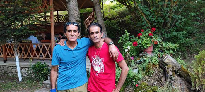 بیجار رحیمی در جمع خانوادگی