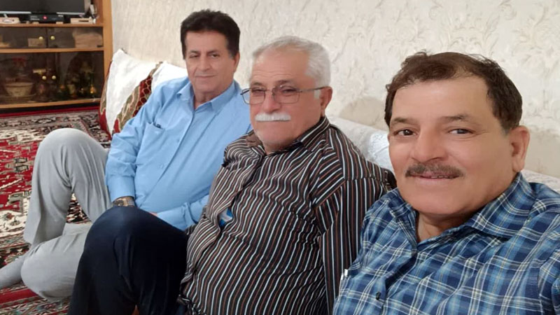 دیدار اعضای انجمن نجات خوزستان با برادر مسعود بیرون رو