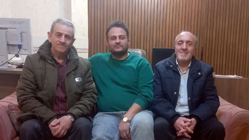 دیدار اعضای انجمن نجات اصفهان با روح الله برهانی