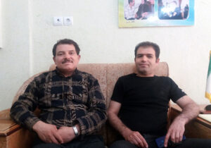 حضور اقای چهارلنگ در دفتر انجمن نجات خوزستان