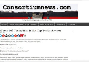 نامه کارشناسان اطلاعاتی آمریکا به ترامپ: ایران حامی تروریسم نیست