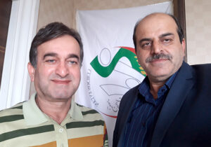 دیدارصمیمانه با خانواده محمود دهقان دردفترانجمن گیلان