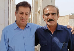 دیدار اعضای انجمن نجات خوزستان با برادر مریم و لیلا دلفی